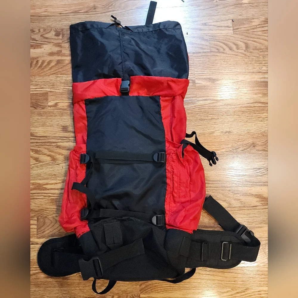 Vintage Red and Black Marlboro Gear Collectible Backpack